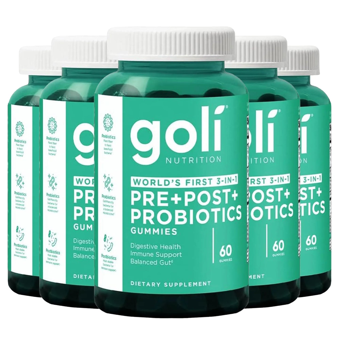 Pre+Post+Probiotics Gummies - Promote Gut Health, Improve Digestive Function, and Enhance Nutrient Absorption