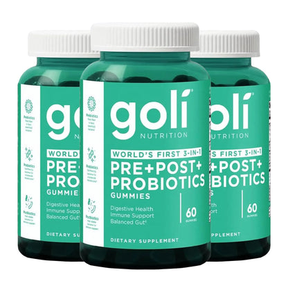 Pre+Post+Probiotics Gummies - Promote Gut Health, Improve Digestive Function, and Enhance Nutrient Absorption